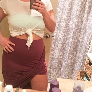 Kendall & Kylie High-Low Skirt